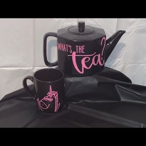 Tea Pot with mug
